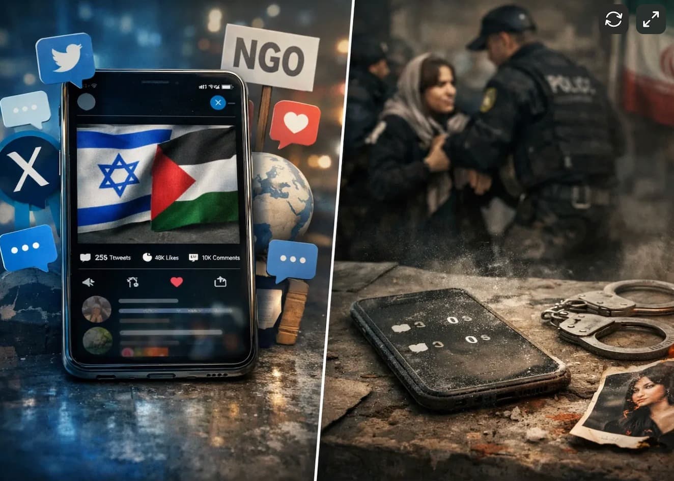 THE SILENCE ON IRAN: A DATA DRIVEN-ANALYSIS OF SELECTIVE ADVOCACY, Jewish Onliner, Jan 2026